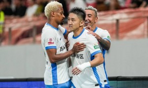 中超-莱昂纳多破门高迪替补建功救主 海港2-2西海岸