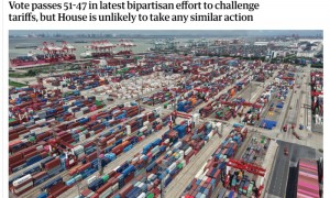北美观察丨一周三连投 美参院围堵白宫关税政策